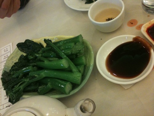 Asian Pearl - steamed greens